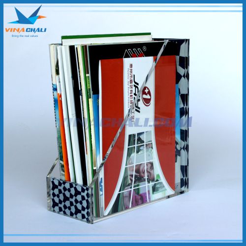 kệ mica đựng sách