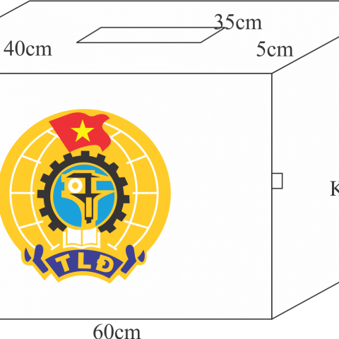 Mẫu hòm phiếu bầu cử đại hội