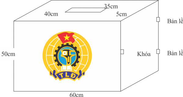 Mẫu hòm phiếu bầu cử đại hội