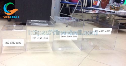 Hòm phiếu mica các loại