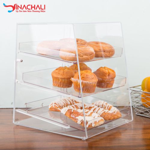 Tủ mica đựng bánh cao cấp