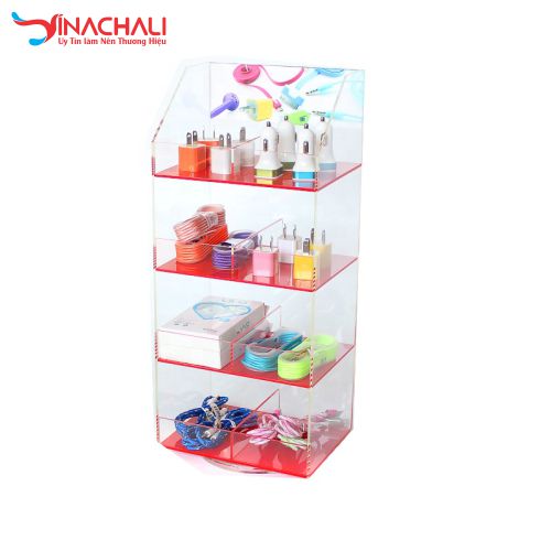 Tủ mica đựng phụ kiện điện thoại
