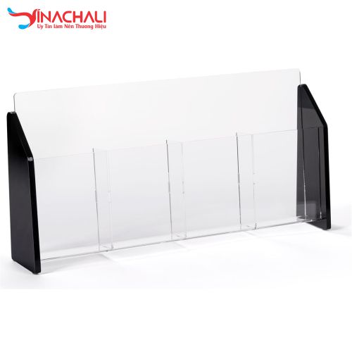 Kệ mica đưng tờ tơi 4 ngăn a5