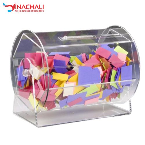 Thùng Bốc Thăm Trúng Thưởng Xoay 360