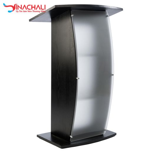 Bục phát biểu gỗ và mica cao cấp