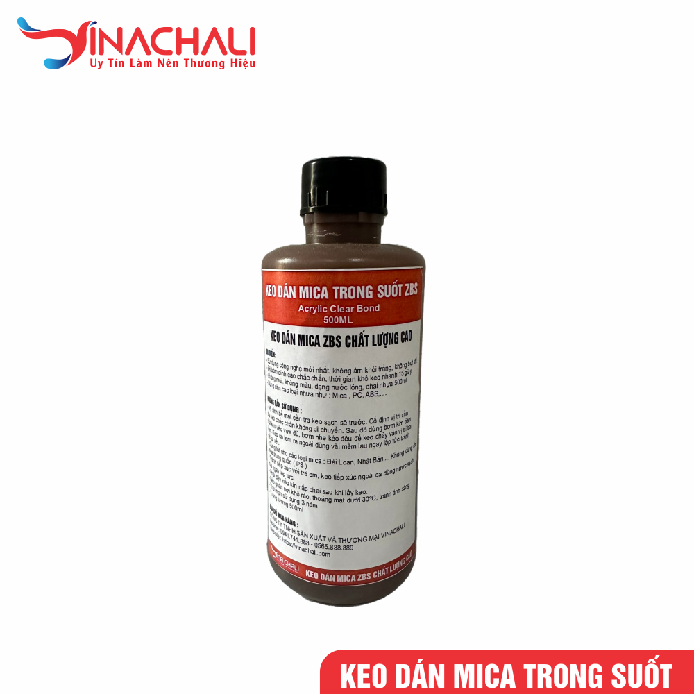keo dán mica trong suốt