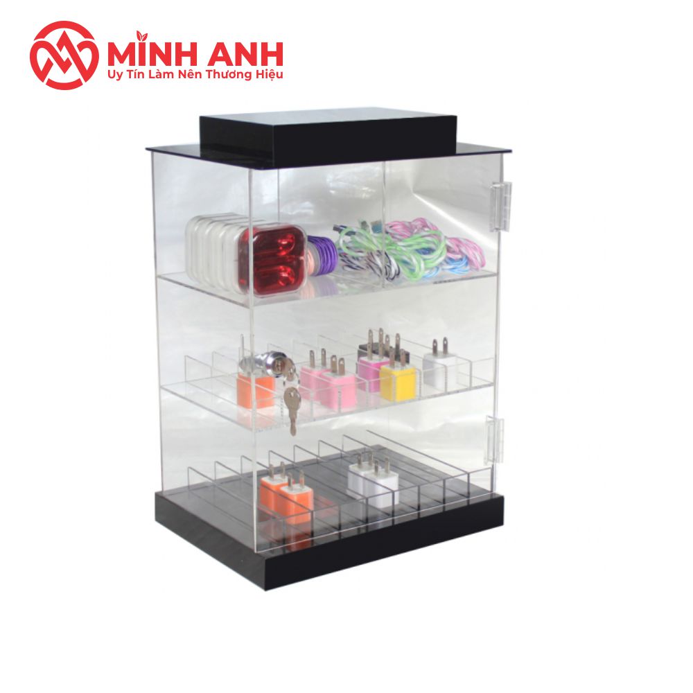 Kệ Mica Trưng Bày Phụ Kiện Điện Thoại